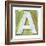 Wooden Alphabet Block, Letter A-donatas1205-Framed Premium Giclee Print