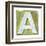 Wooden Alphabet Block, Letter A-donatas1205-Framed Art Print