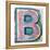 Wooden Alphabet Block, Letter B-donatas1205-Framed Stretched Canvas