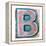 Wooden Alphabet Block, Letter B-donatas1205-Framed Stretched Canvas