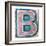 Wooden Alphabet Block, Letter B-donatas1205-Framed Premium Giclee Print