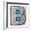 Wooden Alphabet Block, Letter B-donatas1205-Framed Premium Giclee Print