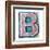 Wooden Alphabet Block, Letter B-donatas1205-Framed Art Print