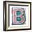 Wooden Alphabet Block, Letter B-donatas1205-Framed Art Print