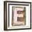 Wooden Alphabet Block, Letter E-donatas1205-Framed Art Print