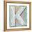 Wooden Alphabet Block, Letter K-donatas1205-Framed Stretched Canvas