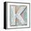 Wooden Alphabet Block, Letter K-donatas1205-Framed Stretched Canvas