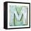 Wooden Alphabet Block, Letter M-donatas1205-Framed Stretched Canvas