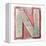 Wooden Alphabet Block, Letter N-donatas1205-Framed Stretched Canvas