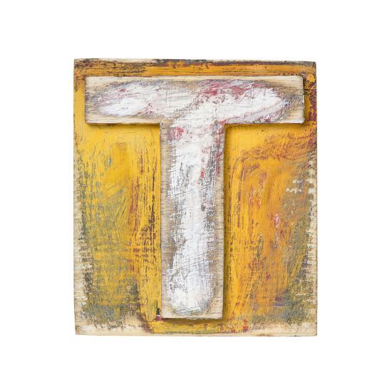 Wooden Alphabet Block Letter T Art Print Donatas1205 Art Com