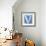 Wooden Alphabet Block, Letter V-donatas1205-Framed Art Print displayed on a wall