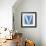 Wooden Alphabet Block, Letter V-donatas1205-Framed Art Print displayed on a wall