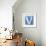 Wooden Alphabet Block, Letter V-donatas1205-Framed Art Print displayed on a wall