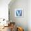 Wooden Alphabet Block, Letter V-donatas1205-Framed Stretched Canvas displayed on a wall