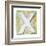 Wooden Alphabet Block, Letter X-donatas1205-Framed Art Print