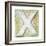 Wooden Alphabet Block, Letter X-donatas1205-Framed Art Print