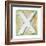 Wooden Alphabet Block, Letter X-donatas1205-Framed Art Print