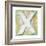 Wooden Alphabet Block, Letter X-donatas1205-Framed Premium Giclee Print