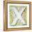 Wooden Alphabet Block, Letter X-donatas1205-Framed Stretched Canvas