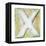 Wooden Alphabet Block, Letter X-donatas1205-Framed Stretched Canvas