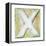 Wooden Alphabet Block, Letter X-donatas1205-Framed Stretched Canvas