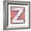 Wooden Alphabet Block, Letter Z-donatas1205-Framed Art Print