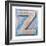 Wooden Alphabet Block, Letter Z-donatas1205-Framed Premium Giclee Print