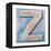 Wooden Alphabet Block, Letter Z-donatas1205-Framed Stretched Canvas