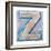 Wooden Alphabet Block, Letter Z-donatas1205-Framed Art Print