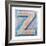 Wooden Alphabet Block, Letter Z-donatas1205-Framed Art Print