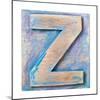 Wooden Alphabet Block, Letter Z-donatas1205-Mounted Art Print