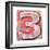 Wooden Alphabet Block, Number 3-donatas1205-Framed Premium Giclee Print