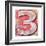 Wooden Alphabet Block, Number 3-donatas1205-Framed Premium Giclee Print