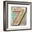 Wooden Alphabet Block, Number 7-donatas1205-Framed Art Print