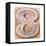 Wooden Alphabet Block, Number 8-donatas1205-Framed Stretched Canvas