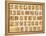 Wooden Alphabet Blocks With Letters And Numbers-donatas1205-Framed Stretched Canvas