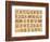 Wooden Alphabet Blocks With Letters And Numbers-donatas1205-Framed Art Print