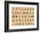 Wooden Alphabet Blocks With Letters And Numbers-donatas1205-Framed Premium Giclee Print