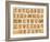 Wooden Alphabet Blocks With Letters And Numbers-donatas1205-Framed Art Print