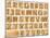 Wooden Alphabet Blocks With Letters And Numbers-donatas1205-Mounted Art Print