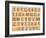 Wooden Alphabet Blocks With Letters And Numbers-donatas1205-Framed Art Print