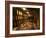 Wooden Barrels with Aging Wine in Cellar, Domaine E Guigal, Ampuis, Cote Rotie, Rhone, France-Per Karlsson-Framed Photographic Print