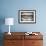 Wooden Bench overlooking a Florida wild Beach-Philippe Hugonnard-Framed Photographic Print displayed on a wall