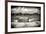 Wooden Bench overlooking a Florida wild Beach-Philippe Hugonnard-Framed Photographic Print