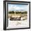 Wooden Bench overlooking a Florida wild Beach-Philippe Hugonnard-Framed Photographic Print