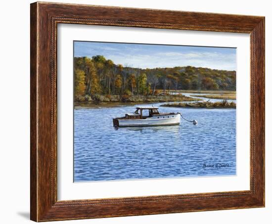 Wooden Boat in Essex-Bruce Dumas-Framed Giclee Print