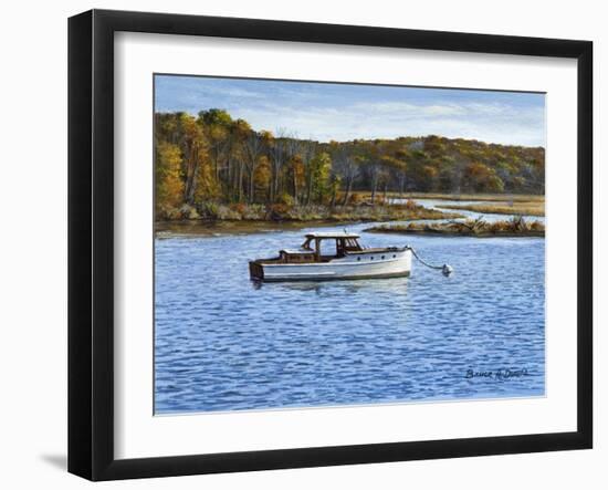 Wooden Boat in Essex-Bruce Dumas-Framed Giclee Print