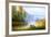 Wooden Boat On The Bank Of Lake On A Decline-balaikin2009-Framed Art Print