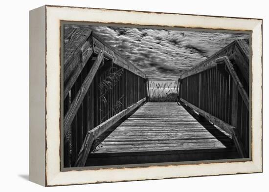 Wooden Bridge Myrtle Beach SC-null-Framed Stretched Canvas