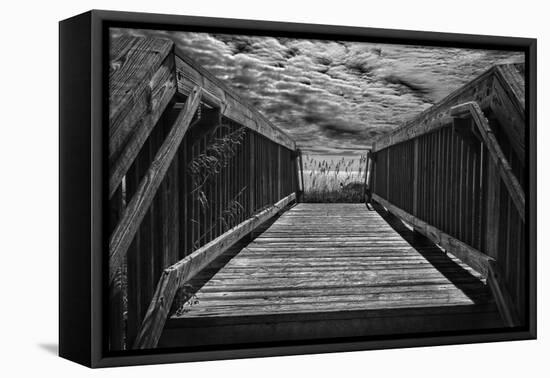 Wooden Bridge Myrtle Beach SC-null-Framed Stretched Canvas